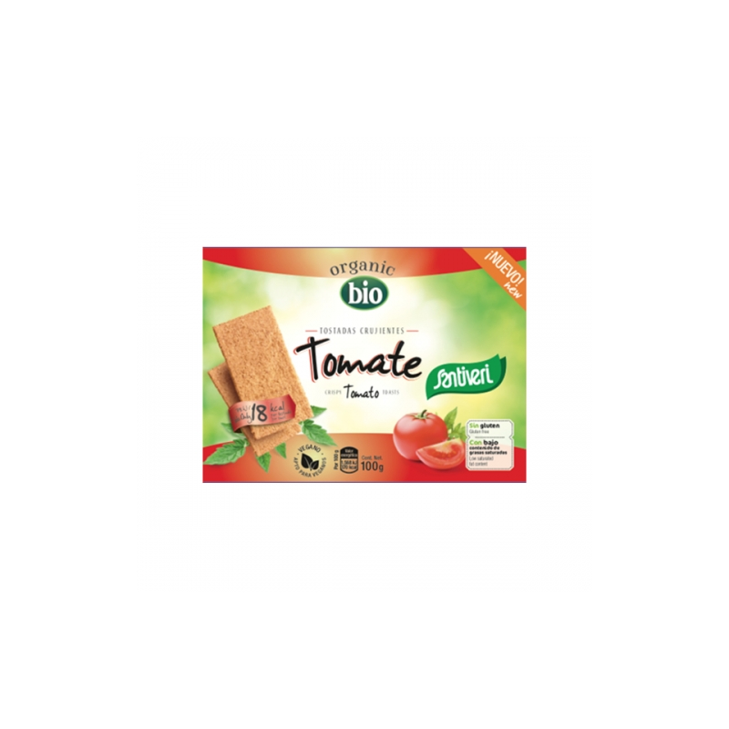TOSTADAS DE TOMATE BIO 100 GRS SANTIVERI