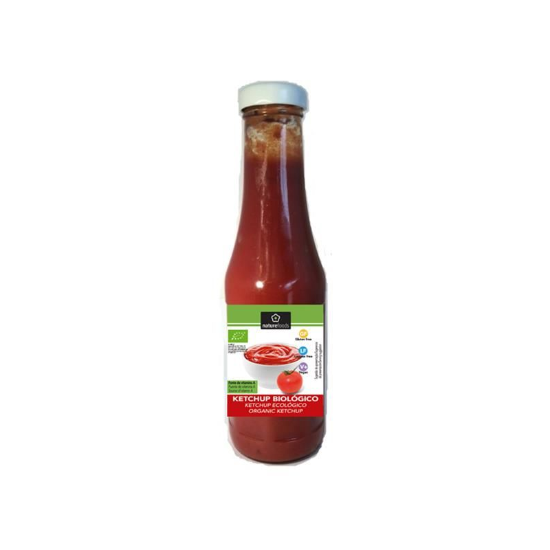 KETCHUP BIOLÓGICO 500 GRAMAS NATUREFOODS