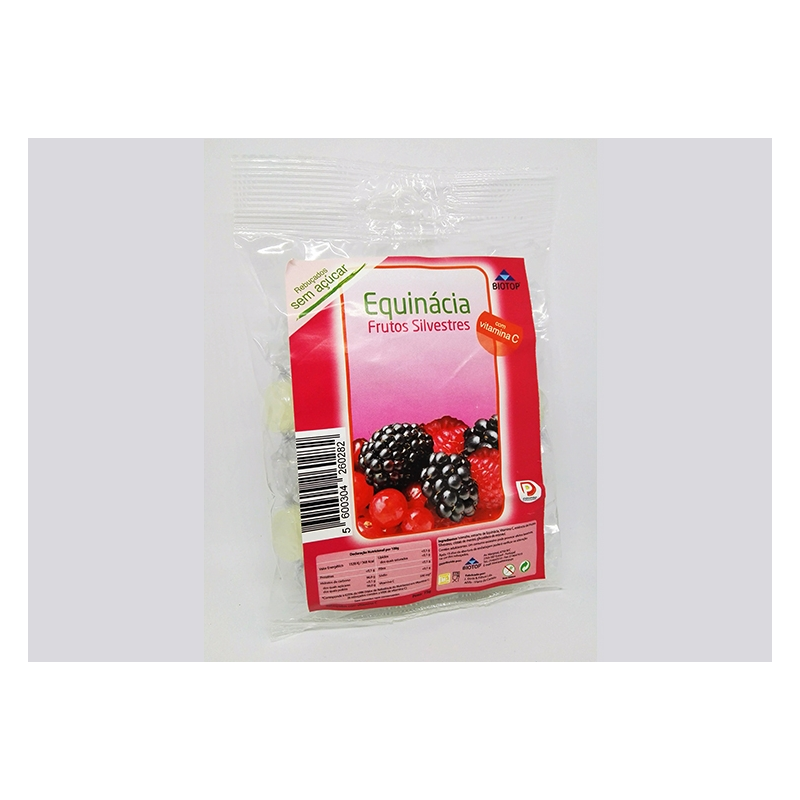 REBUÇADOS EQUÍNACIA E FRUTOS VERMELHOS SILVESTRES 75 GRS
