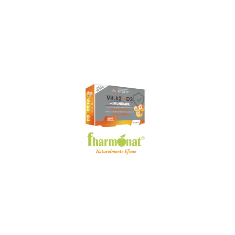 BIOKYGEN VITAMINA K2  COM VITAMINA D3  60 COMPRIMIDOS  FHARMONAT