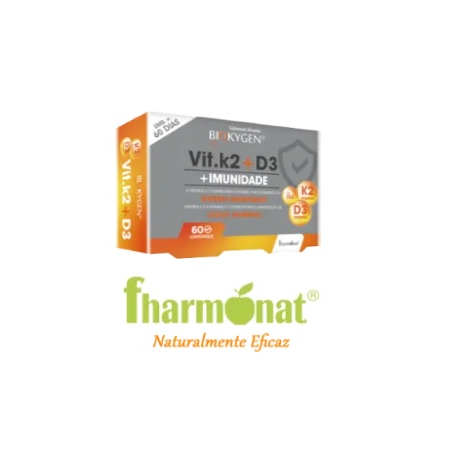 BIOKYGEN VITAMINA K2  COM VITAMINA D3  60 COMPRIMIDOS  FHARMONAT