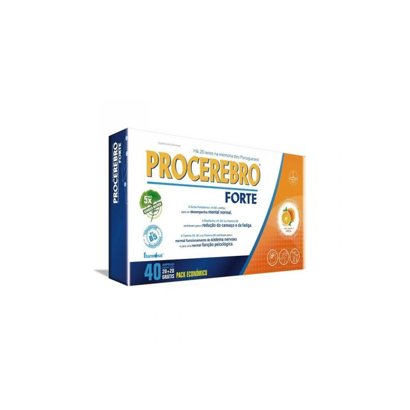 PROCEREBRO FORTE 20 + 20 AMPOLAS FHARMONAT 
