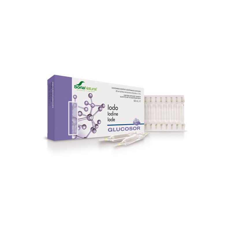 GLUCOSOR IODO 28 AMPOLAS  SORIA NATURAL  