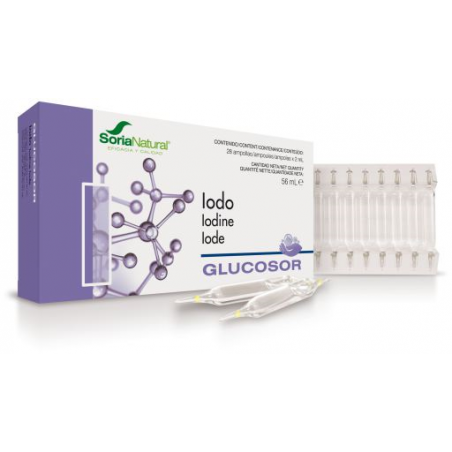 GLUCOSOR IODO 28 AMPOLAS  SORIA NATURAL  