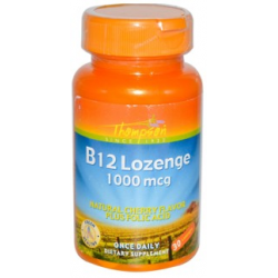 VITAMINA B 12 LOZENGE LOZANGOS 1000 MCG 30 CAPS THOMPSON