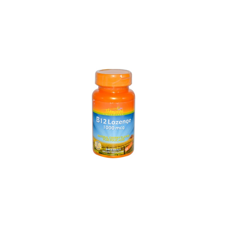 VITAMINA B 12 LOZENGE LOZANGOS 1000 MCG 30 CAPS THOMPSON