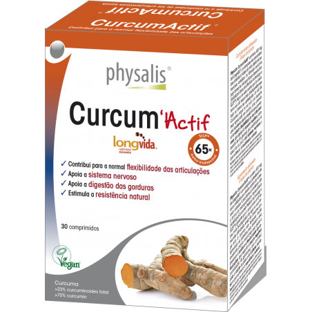 PHYSALIS CURCUM ACTIF  30 COMPRIMIDOS