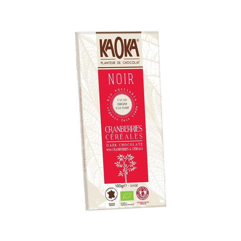 Chocolate preto arando 66% bio fair trade  Kaoka