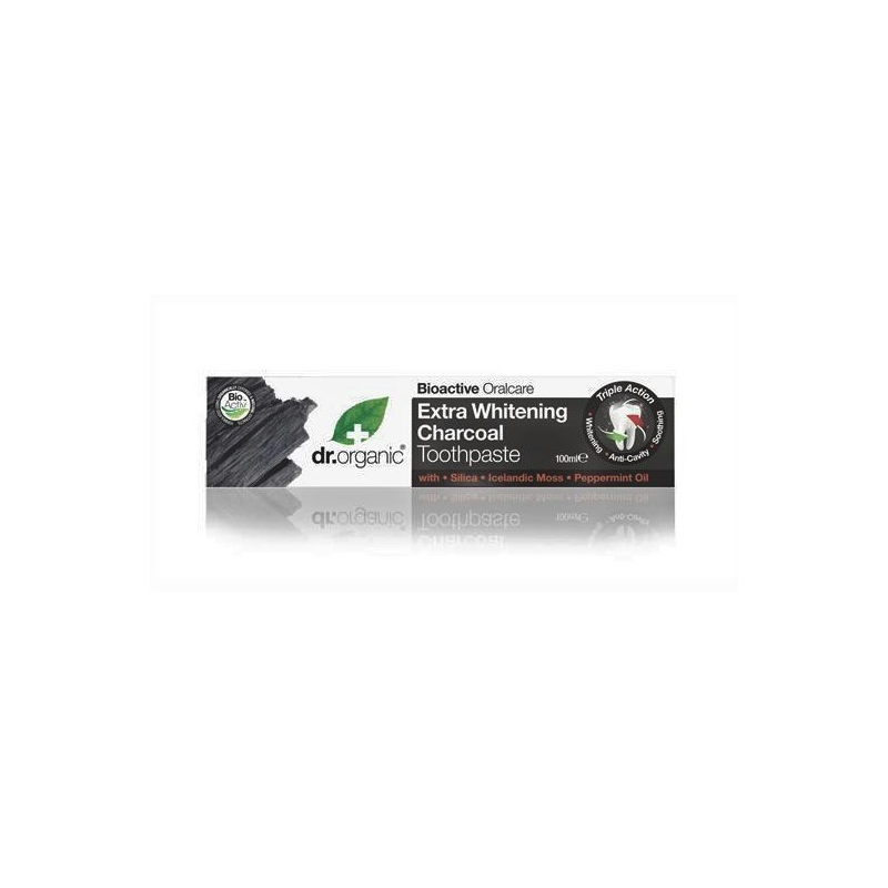 BIO PASTA DENTES BRANQUEADORA CARVÃO ATIVADO 100 ML