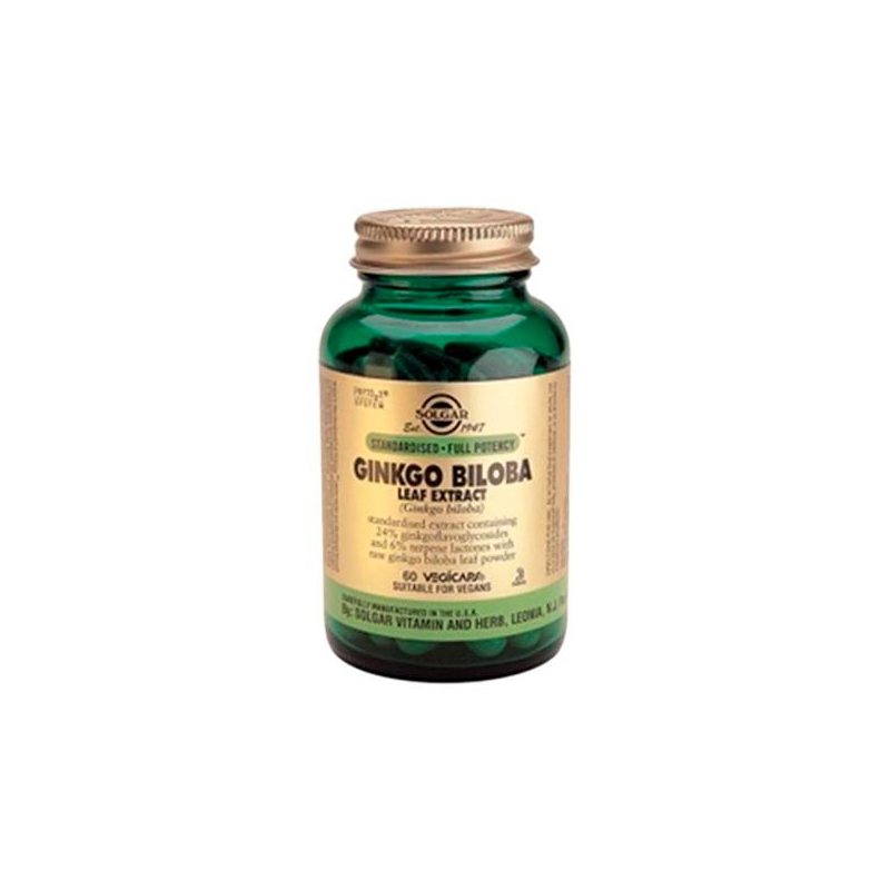 SOLGAR S.F.P.GINKGO BILOBA 60 CAPS 