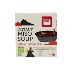 SOPA MISO INSTANTANEA GENGIBRE  BIO LIMA 60 G 4 X 15 GRS