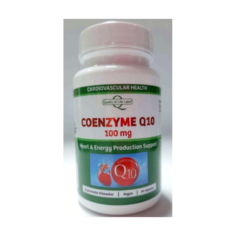 COENZYME Q10 100 MG 30 CAPS QUALITY OF LIFE