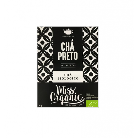 CHA PRETO 26 GRS BIO 20 SAQ MISS ORGANIC