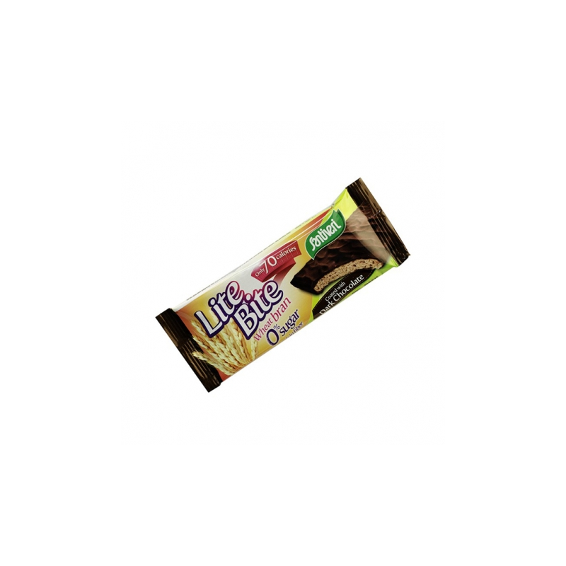 LITE BITE BARRA DE CHOCOLATE PRETO 17g