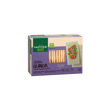 TOSTAS LIGEIRAS COM QUINOA BIO 100 GRS SANTIVERI