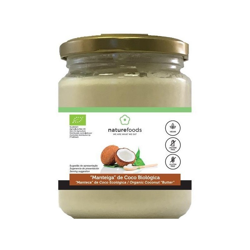 MANTEIGA DE COCO BIO 250G NATUREFOODS