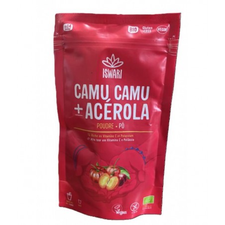 CAMU CAMU E ACEROLA EM PO BIO 70 GRS ISWARI