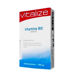 VITAMINA B12 SUB LINGUAIS 1000 UG 40 COMP VITALIZE