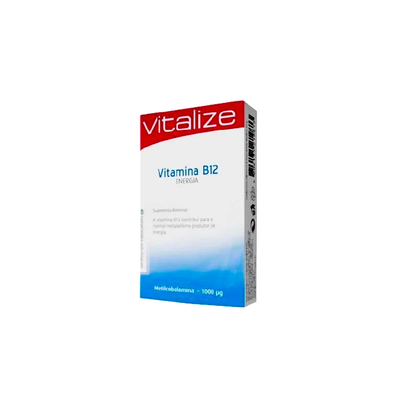 VITAMINA B12 SUB LINGUAIS 1000 UG 40 COMP VITALIZE