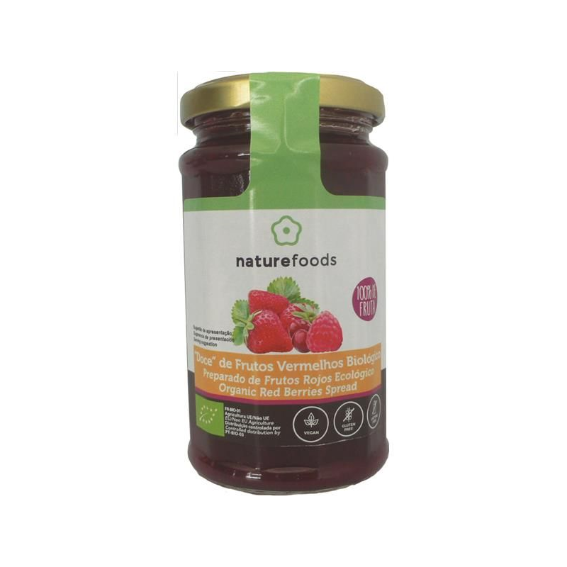 DOCE DE FRUTOS VERMELHOS BIO 240 G NATURFOODS 