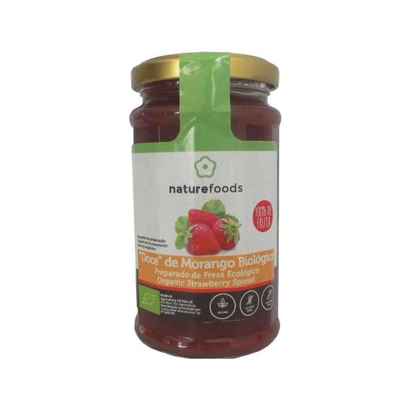 DOCE DE MORANGO100%  BIO 240 G NATURFOODS