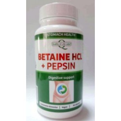 BETAINE HCL + PEPSIN 90 COMPS QUALITY OF LIFE