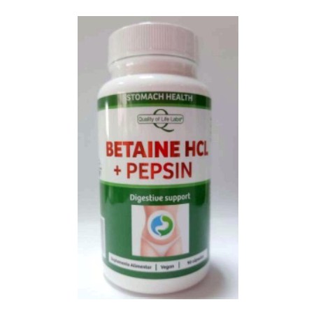BETAINE HCL + PEPSIN 90 COMPS QUALITY OF LIFE