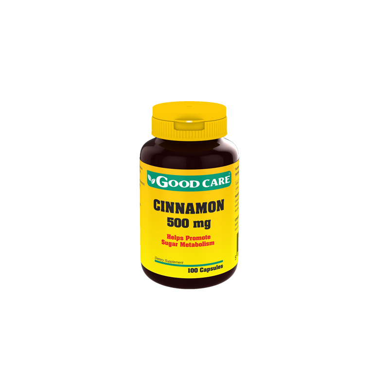 CINNAMON 500 MG 100 CAPS CANELA GOOD CARE