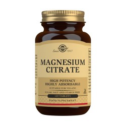 MAGNESIUM CITRATE 120 COMP SOLGAR