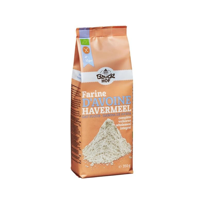 FARINHA AVEIA INTEGRAL SEM GLÚTEN BIO 350 G