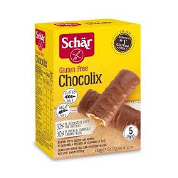 BARRAS CHOCOLIX 110G  S/GLÚTEN  SCHAR