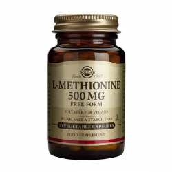 Solgar L-Methionine 500mg 30 cápsulas vegetais