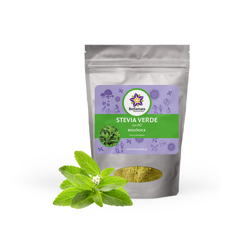 STEVIA VERDE EM PO 125 GRS  BIO