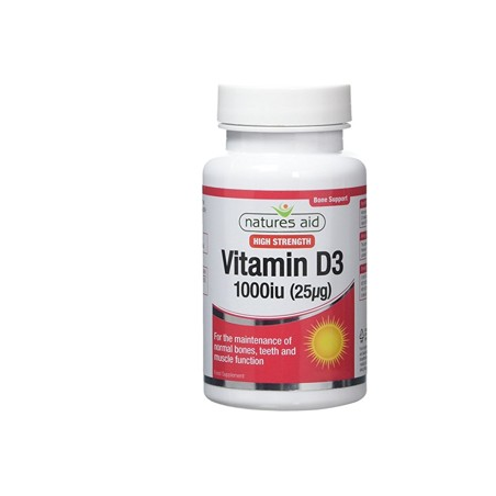 VITAMINA D3 1000 IU 120 CAPS NATURES AID