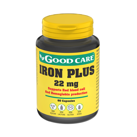 IRON PLUS 22 MG 60 CAPS GOOD CARE
