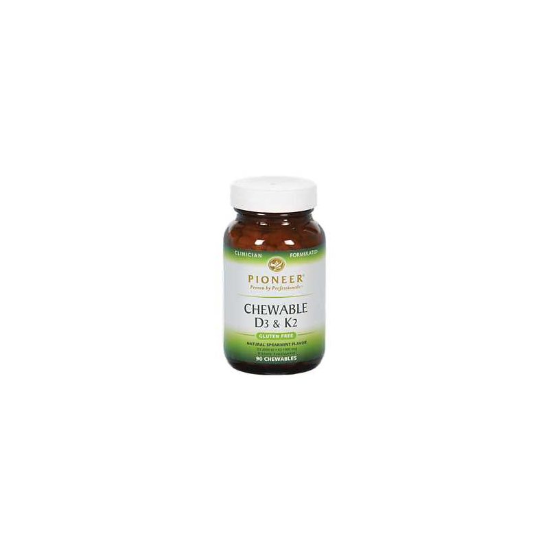 D3 E K2 CHEWABLE SPEARMINT  90 COMP PIONEER
