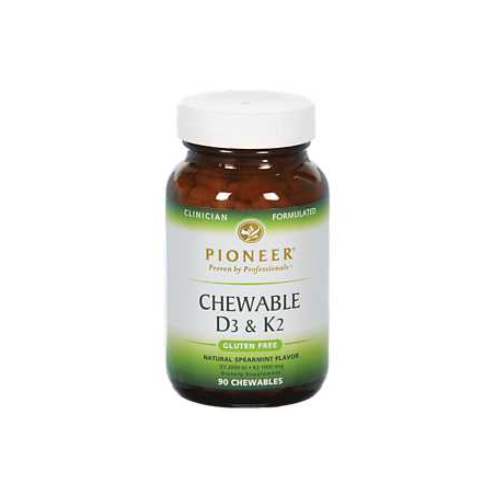 D3 E K2 CHEWABLE SPEARMINT  90 COMP PIONEER