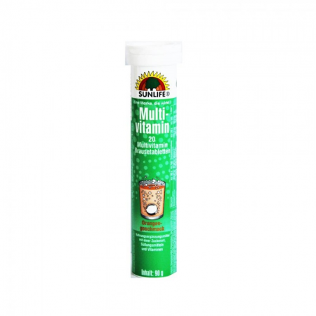 MULTIVITAMIN 20 COMP EFERVESCENTES SUNLIFE