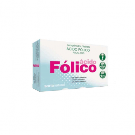 ÁCIDO FÓLICO  SORIANATURAL  48 COMPRIMIDOS