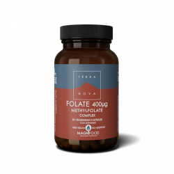 FOLATE MTHYFOLATE 400 MCG COMPLEX 50 CAPS TERRA NOVA