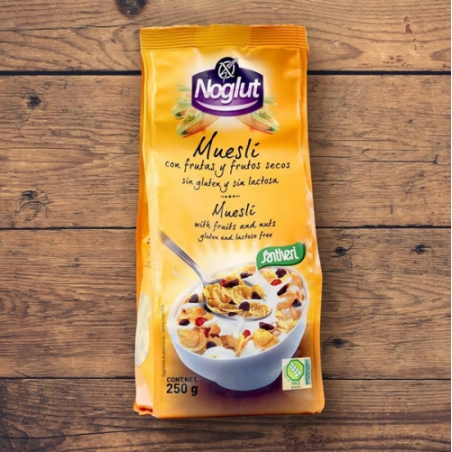 MUESLI NOGLUT 250 G FRUTOS SECOS SANTIVERI