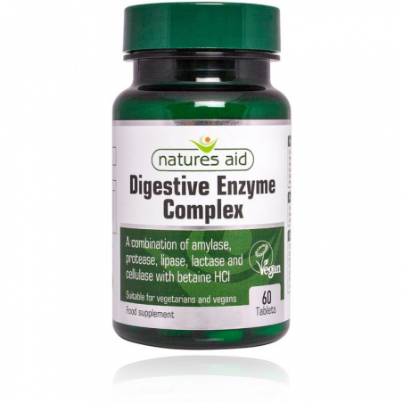 DIGESTIVE ENZYME COMPLEX 60 COMPRIMIDOS NATURES AID