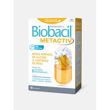 BIOBACIL METACTIV 30 CAPS FARMODIETICA