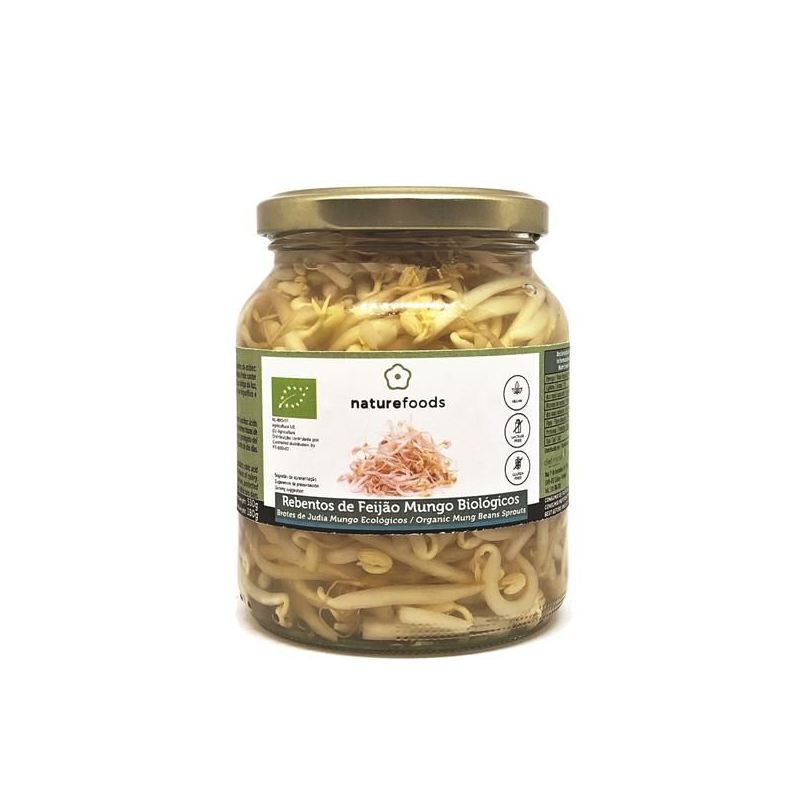 NATUREFOODS FRASCO REBENTO FEIJAO MUNGO 330 G S/G 
