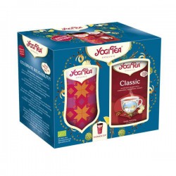 PACK CLASSIC 17 SAQUETAS COM COPO TERMICO YOGI TEA