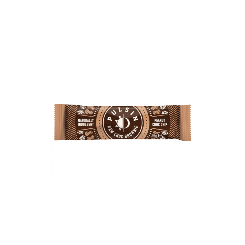 PULSIN BAR CHOCO CHIP RAW CHOCO BROWNIE 35 GRS 