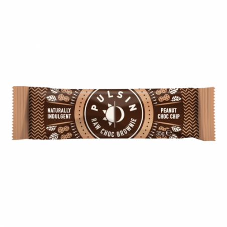 PULSIN BAR CHOCO CHIP RAW CHOCO BROWNIE 35 GRS 