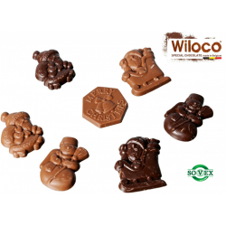 WILOCO MINIATURAS NATAL CHOCOLATE CASTANHO BIO 150 G CHRISTMAS