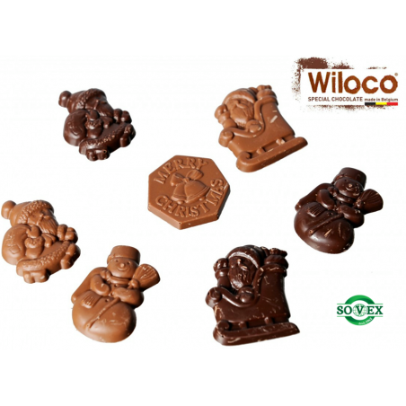 WILOCO MINIATURAS NATAL CHOCOLATE CASTANHO BIO 150 G CHRISTMAS