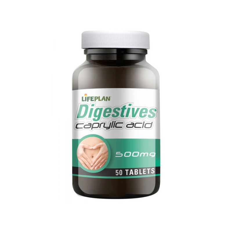 CAPRYLIC ACID 500 MG 50 COMPRIMIDOS